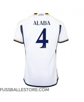 Günstige Real Madrid David Alaba #4 Heimtrikot 2023-24 Kurzarm